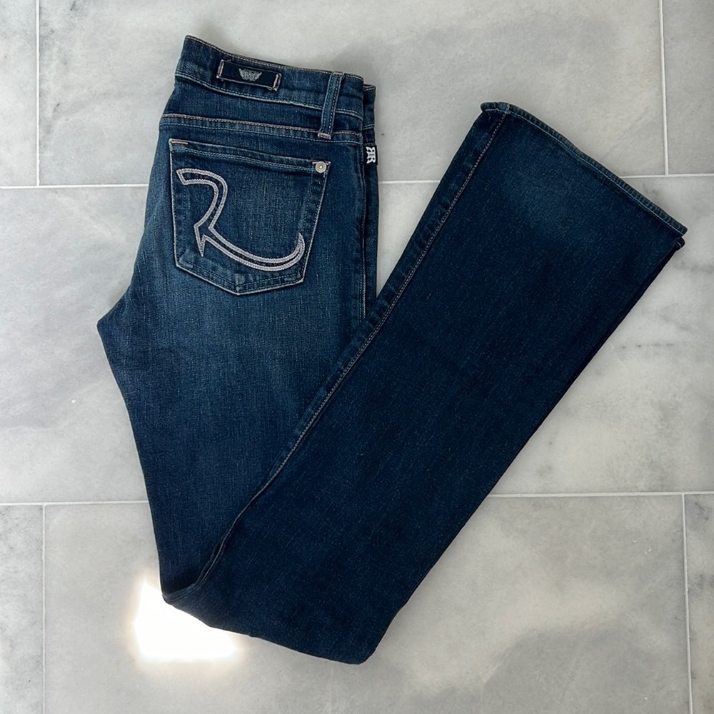 ROCK and REPUBLIC bootcut jeans, size 27